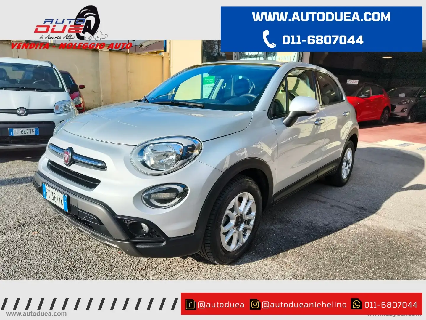 Fiat 500X 1.0 T3 120 CV Business NAV. + KEYLESS NO VINCOLI Grigio - 1
