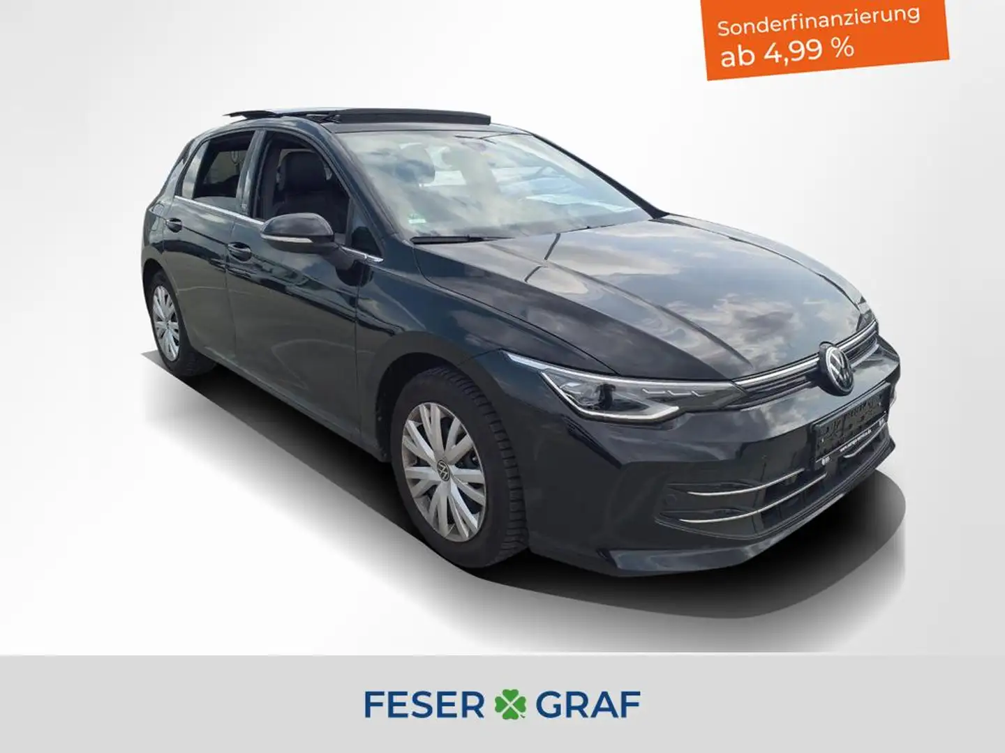 Volkswagen Golf 1.5eTSI Edition 50 IQ-Light Pano AHK Schwarz - 1