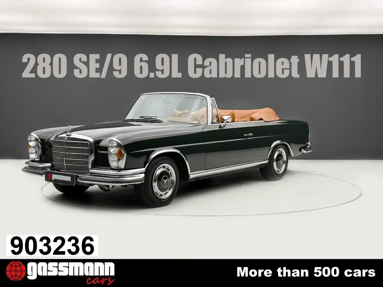 Mercedes-Benz 280 SE/9 3.5 Cabriolet W111, 6.9L, foto 1