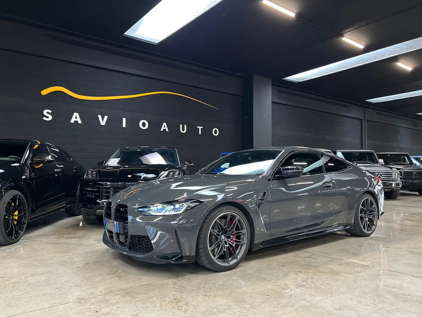 BMW M4 COMPETITION - Manutenzioni ufficiali - IVA esposta Grigio - 1