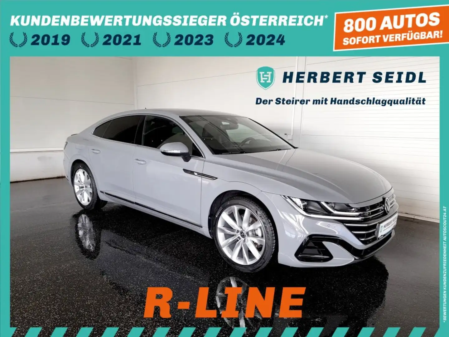 Volkswagen Arteon R-LINE PHEV DSG *19 ZOLL / VOLL-LED / DCC / VIRTUELL / NAVI / ACC / KAMERA / E-KLAPPE / KEYLESS* Grau - 1