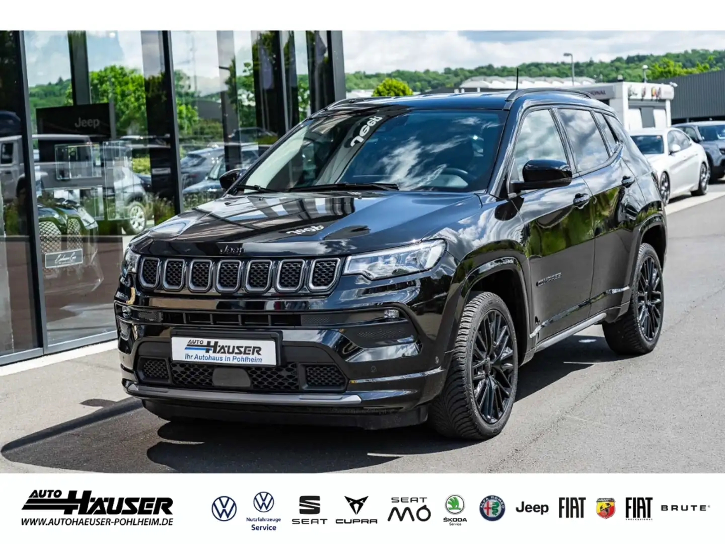 Jeep Compass e-Hybrid MY23 ''S'' 1.5 T4 DCT MHEV LEDER EL HECKK Černá - 1
