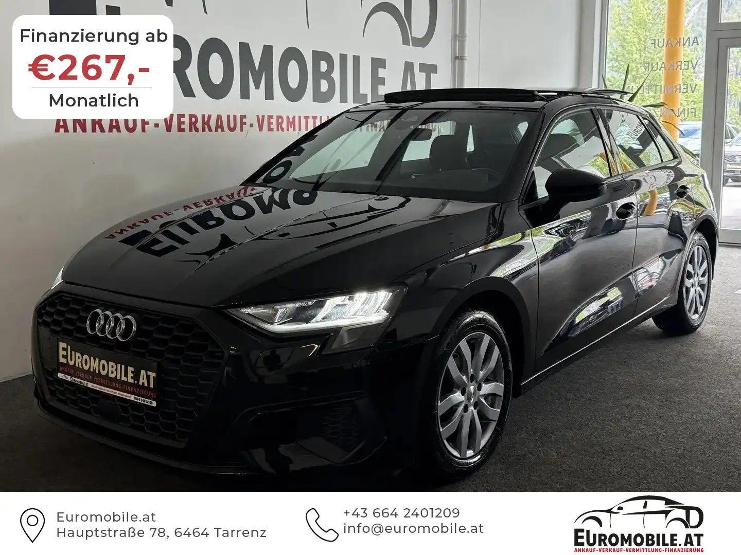 Audi A3 35 TDI *PANO*AMBIENTE*ACC*MMI*SHZ*LED Schwarz - 1