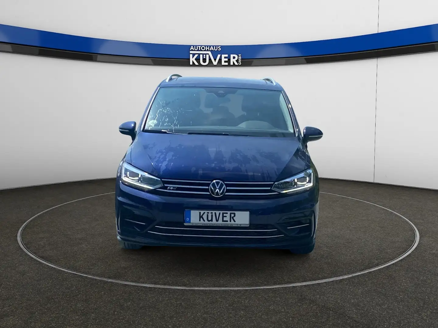 Volkswagen Touran R-Line 2,0 TDI DSG Navi+ACC+AHK+Pano+7S Blau - 2