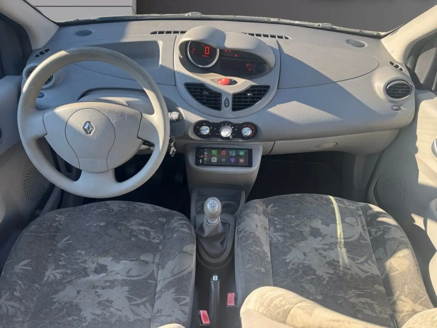Renault Twingo II 1.2 60 eco2 Helios CARPLAY CAMERA TOIT OUVRANT Beige - 2