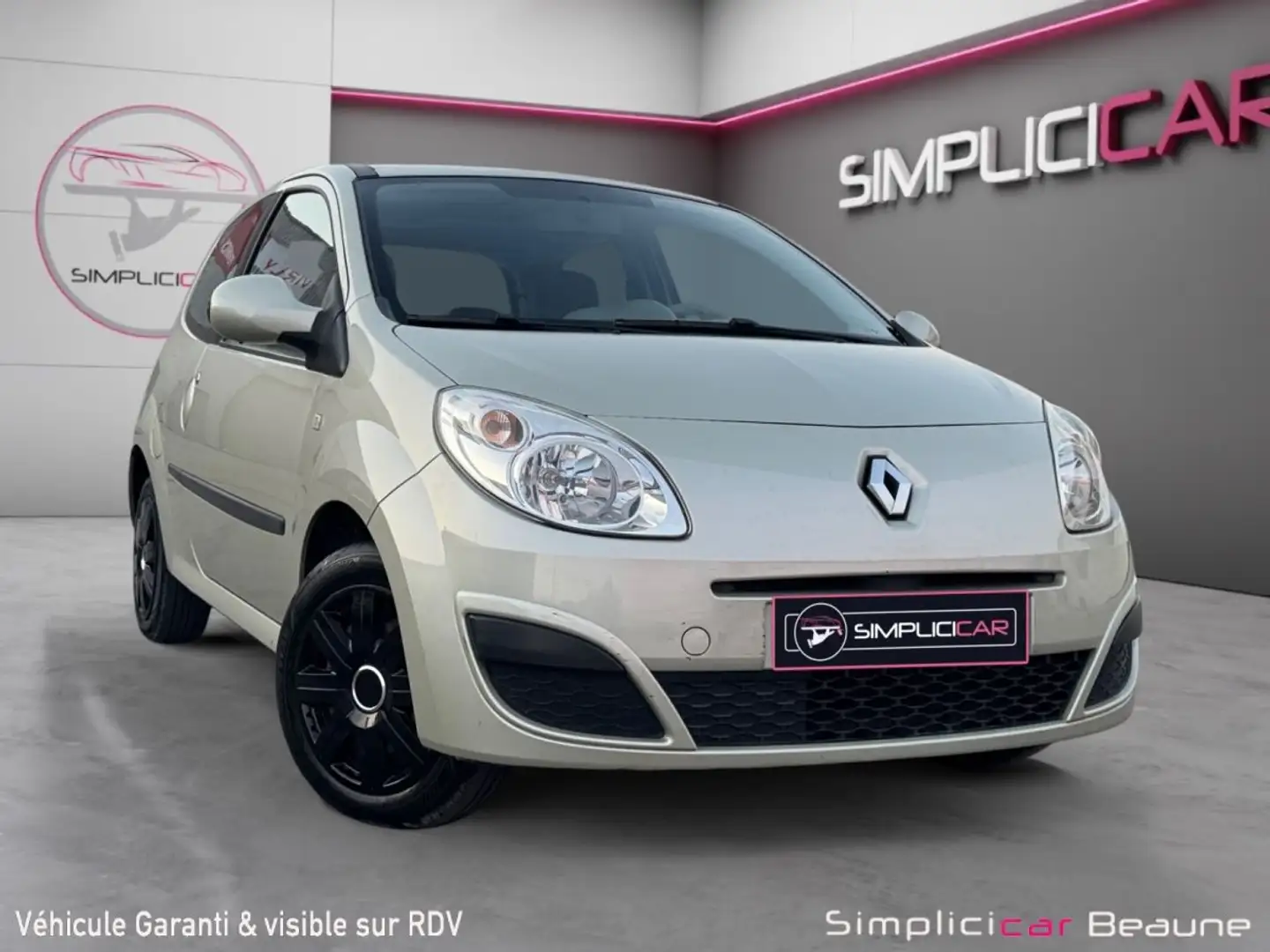 Renault Twingo II 1.2 60 eco2 Helios CARPLAY CAMERA TOIT OUVRANT Beige - 1