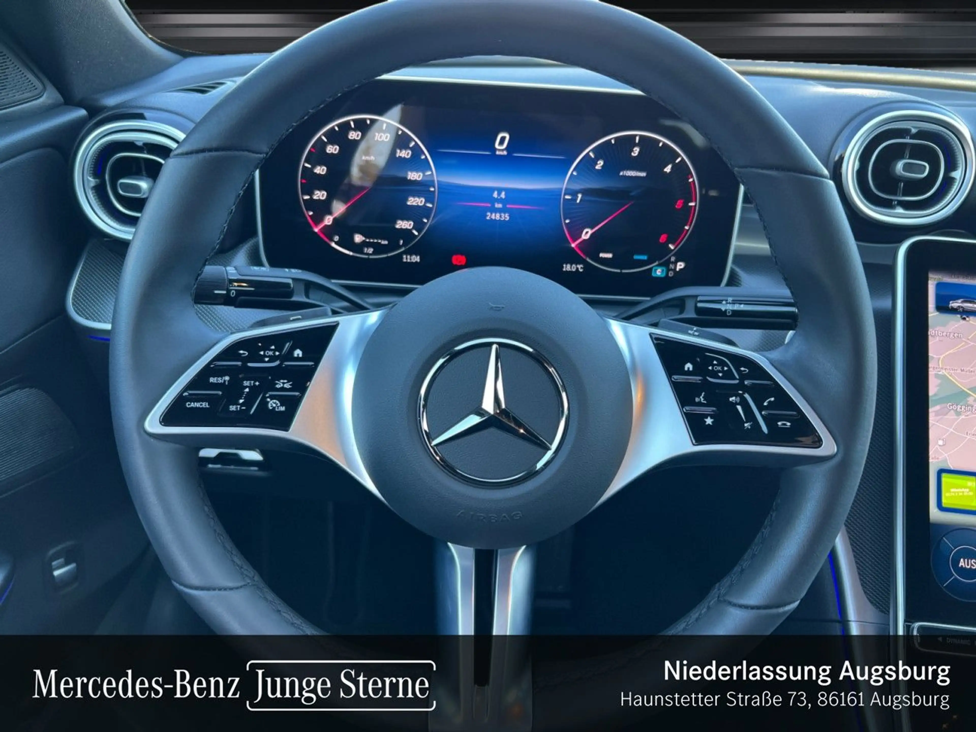 Mercedes-Benz C 200 d AVANTG+360+TOTW+KEYLESS+9G — photo 14