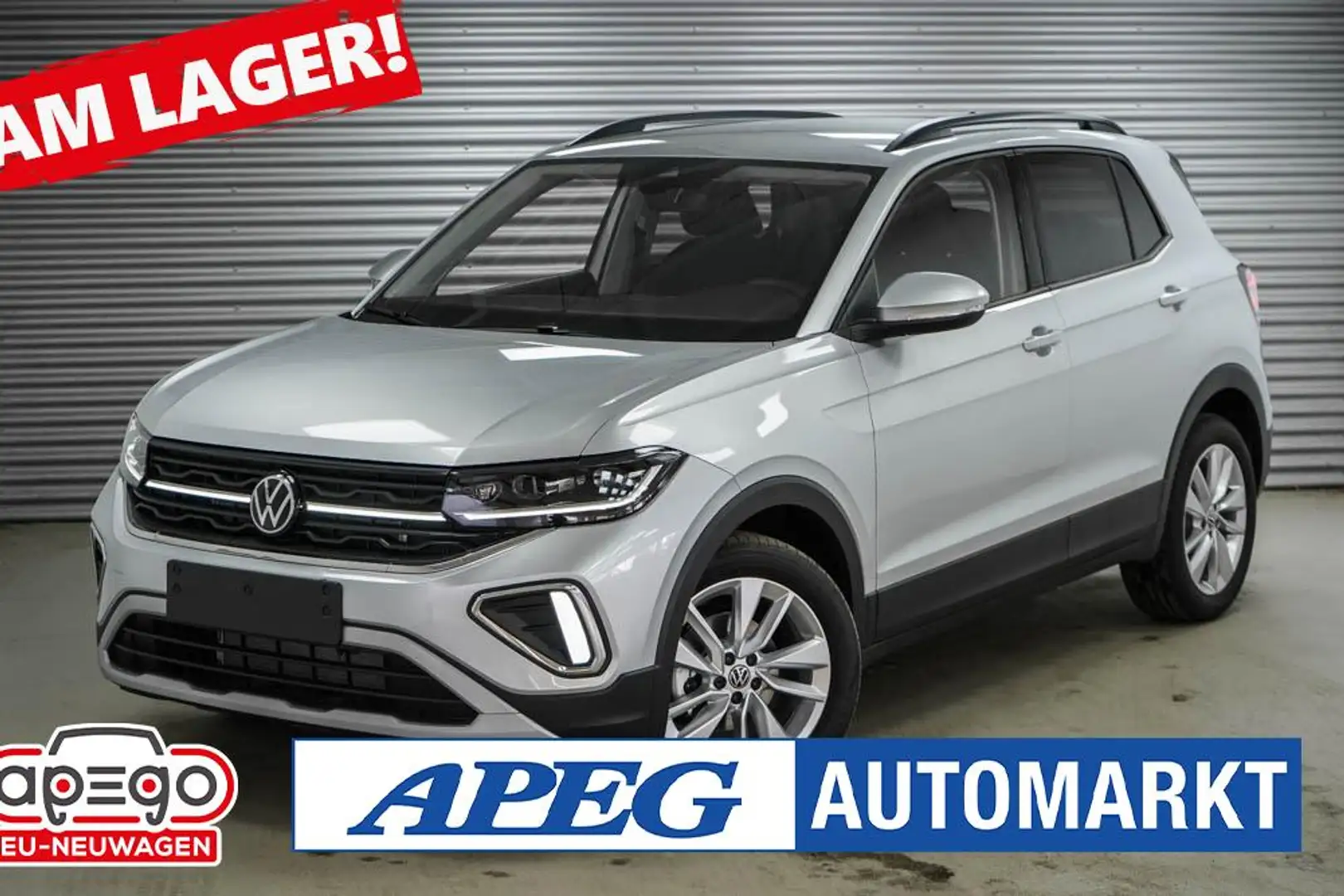 Volkswagen T-Cross 1,0 TSI DSG Life Silber - 1