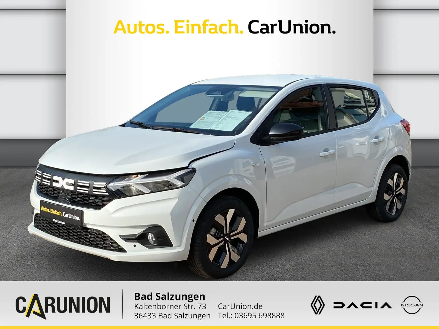 Dacia Sandero Journey TCe 90 CVT Weiß - 1