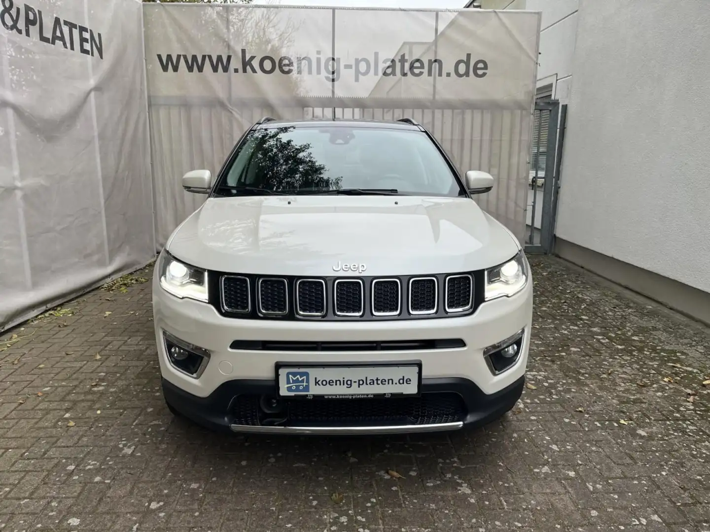 Jeep Compass 2.0 MultiJet Limited 4WD Klima Xenon Einparkhilfe Белый - 2
