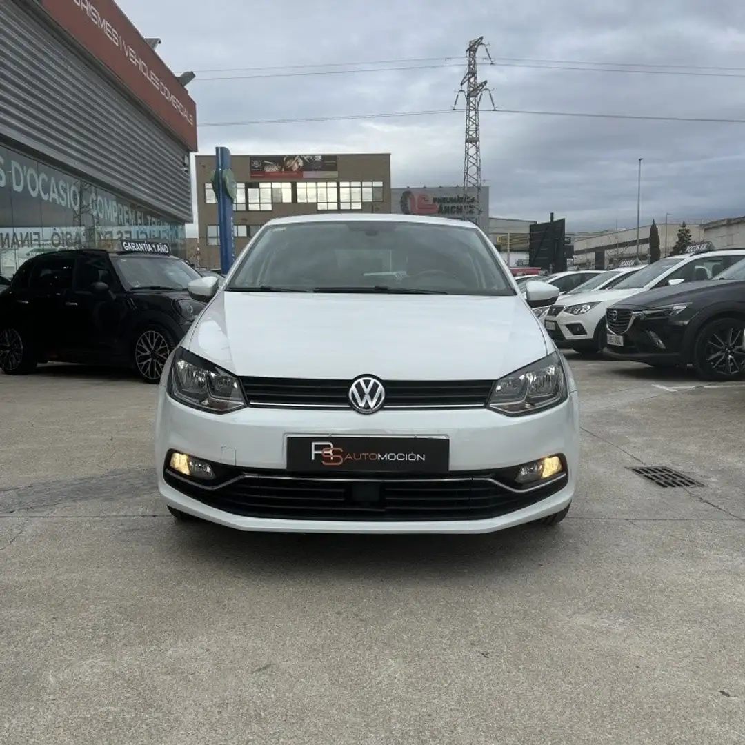 Volkswagen Polo 1.4 TDI BMT Advance DSG 66kW Blanc - 2