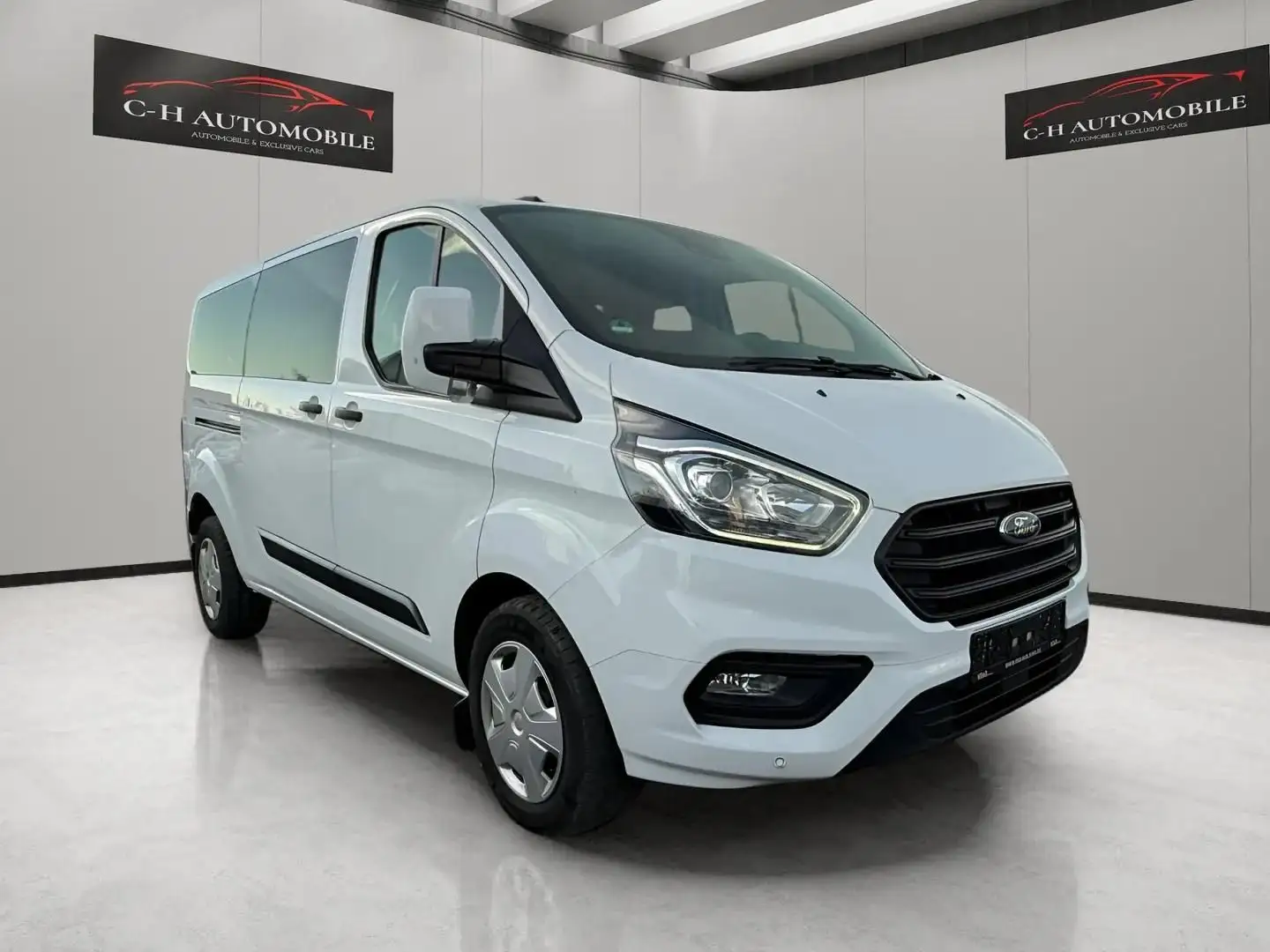 Ford Transit Custom L2 2X Klima 9 Sitzen Weiß - 1