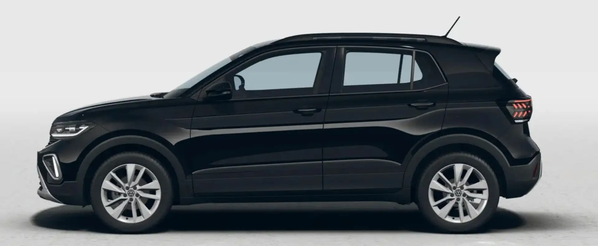 Volkswagen T-Cross 1.0 Life TSI DSG/NAVI/ACC/SHZ Schwarz - 2