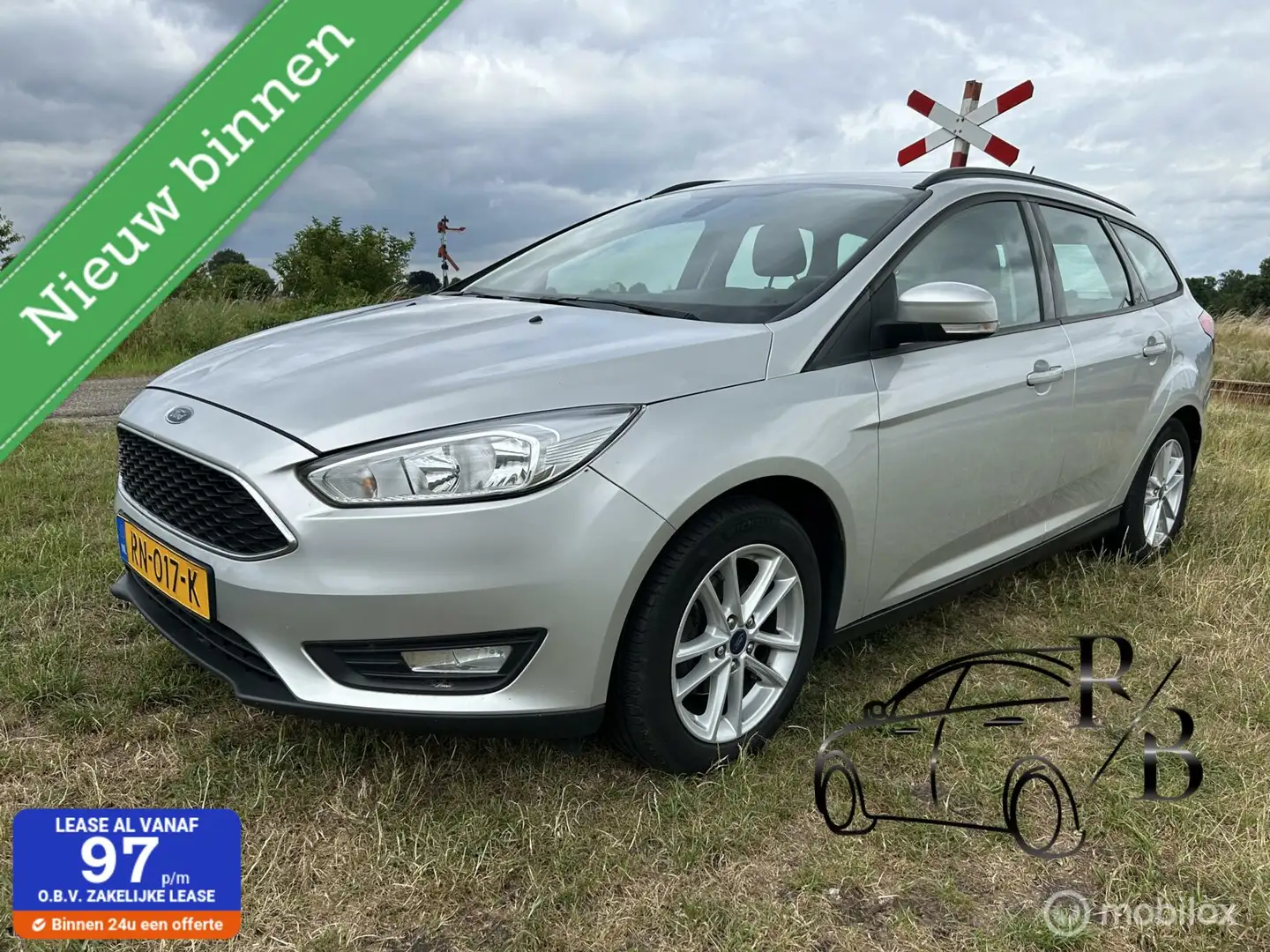Ford Focus Wagon 1.0 Lease Edition NAVI AIRCO CRUISE LEES TEK Gris - 1