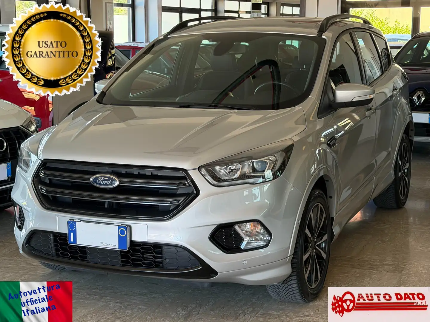 Ford Kuga 2WD 2.0 TDCI 120 cv. ST LINE (Nav) Argento - 1