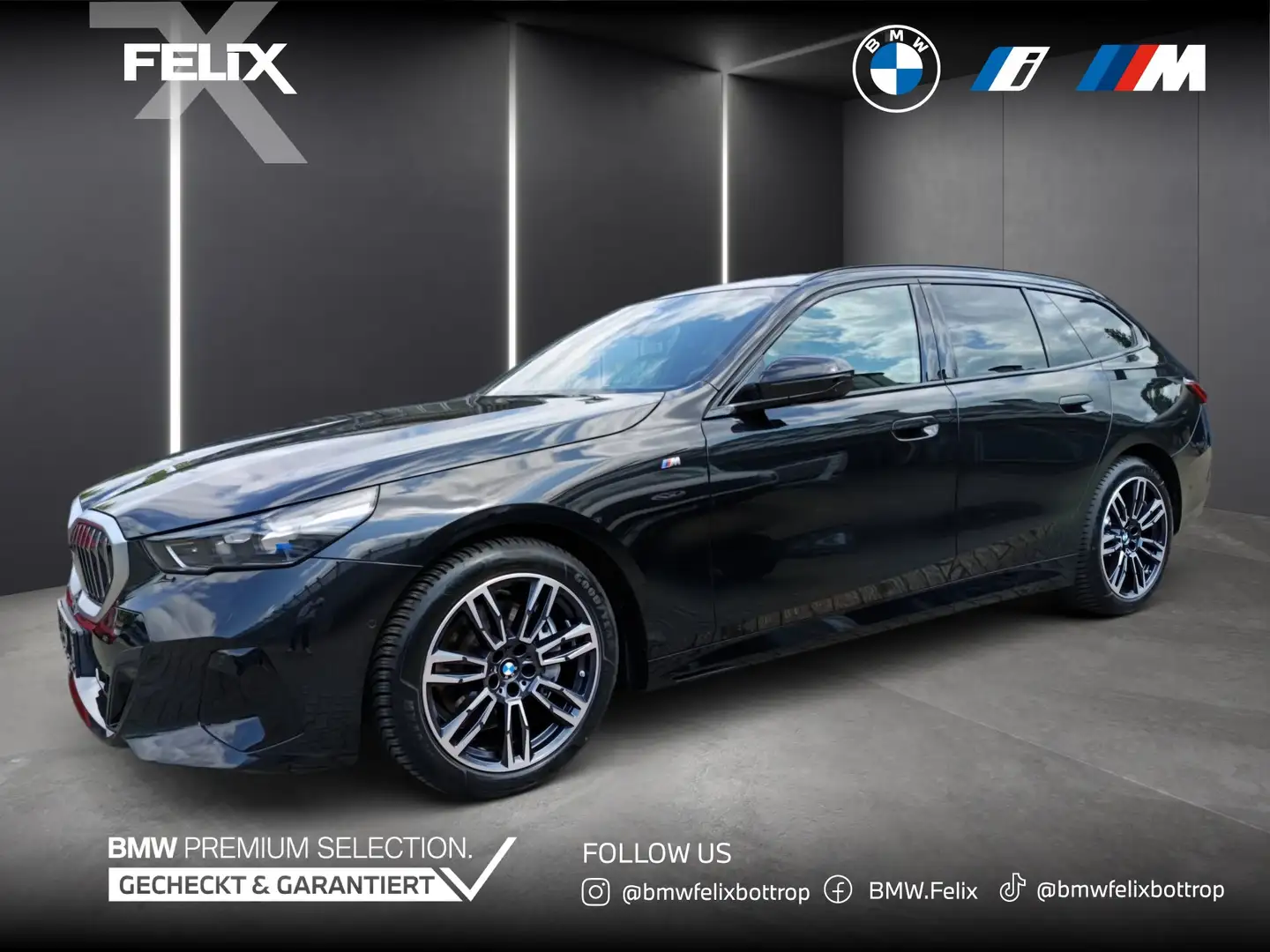 BMW 540 d xDrive touring+M SPORTPAKET+B&W+ANH.KUPPLUNG+DR. Schwarz - 1