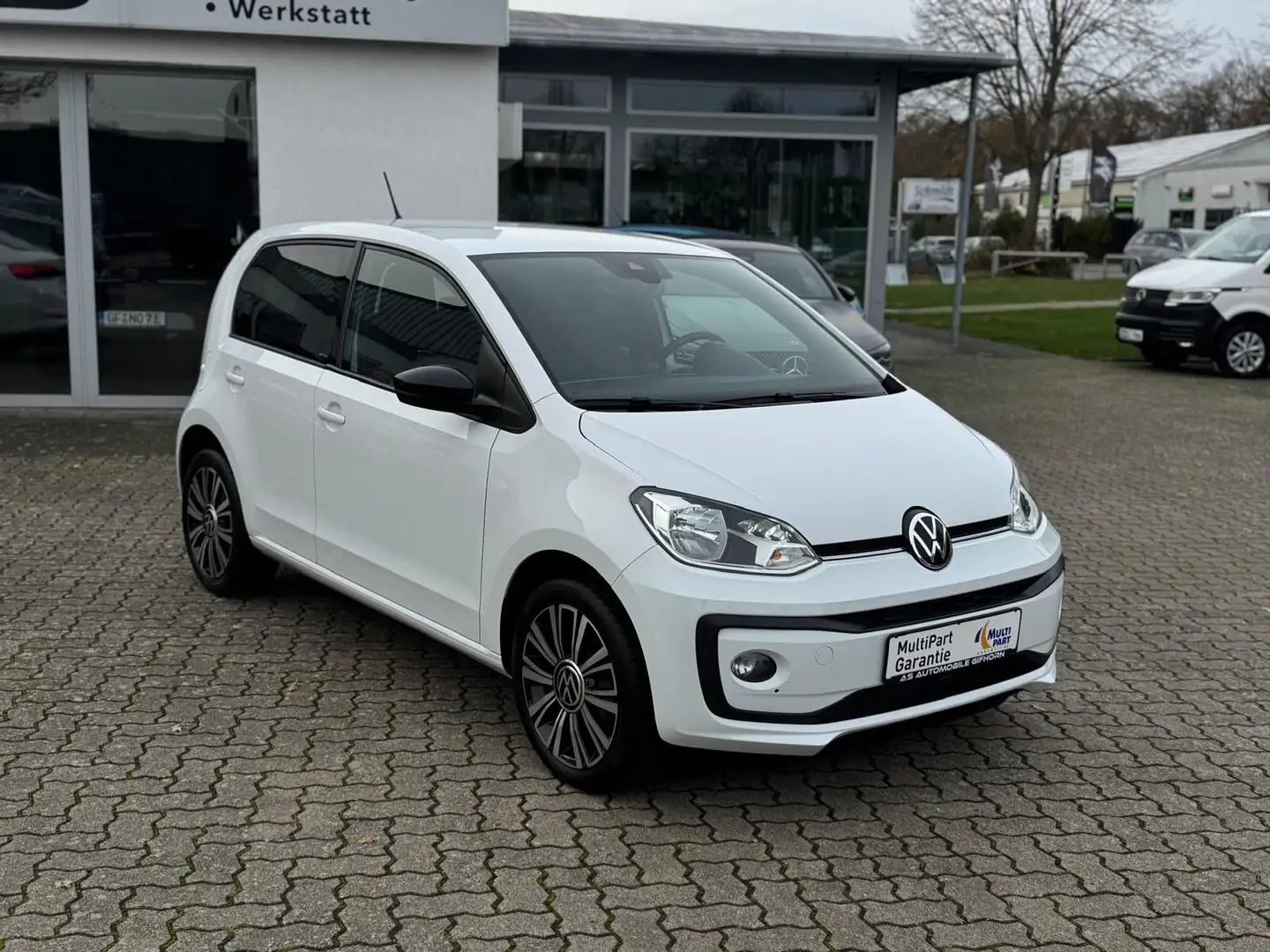 Volkswagen up! 1.0 MPI Active Maps+More R.Kamera SHZ LM" Blanco - 1