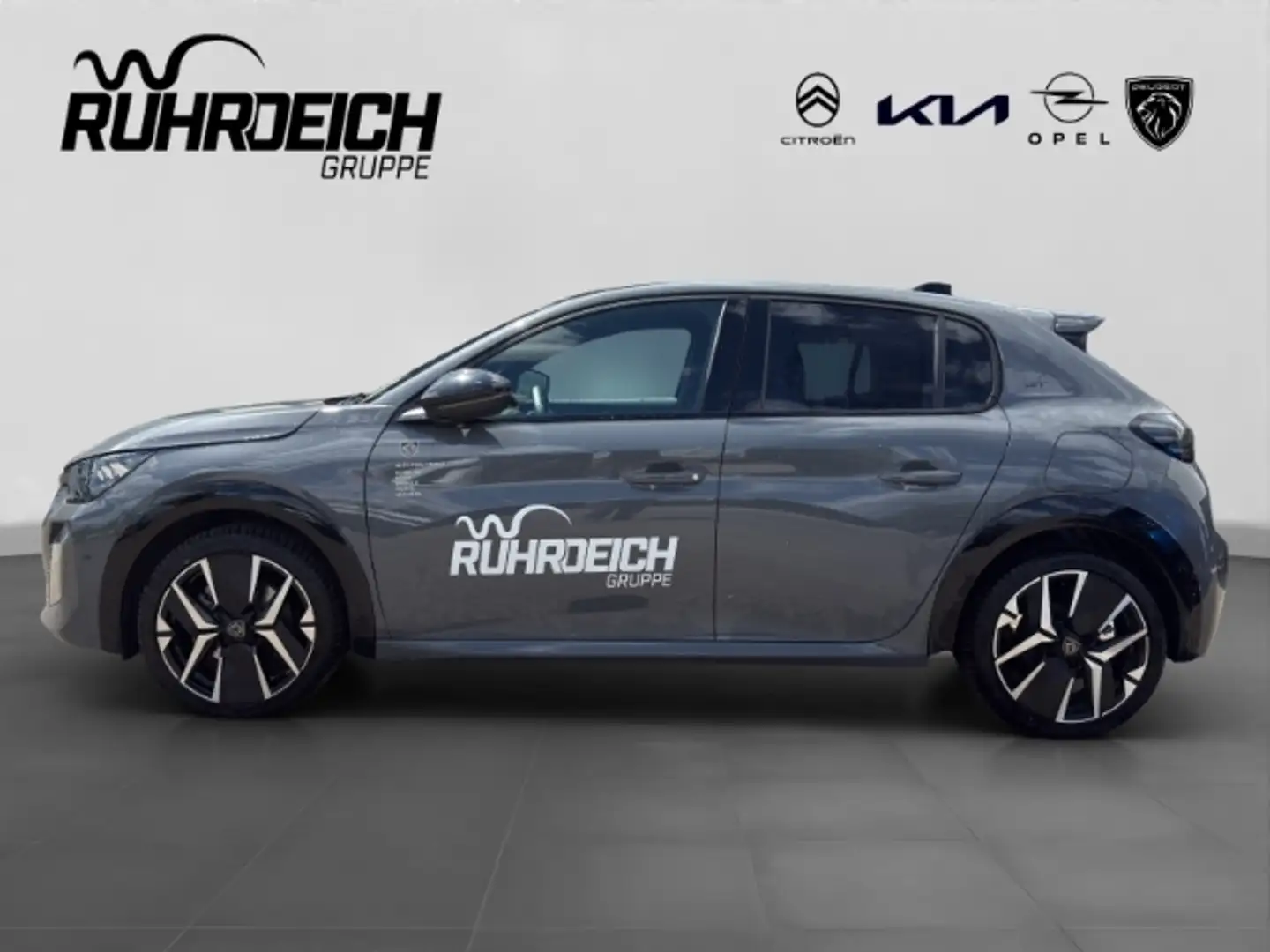 Peugeot 208 Hybrid 100 GT 1.2 EU6e CARPLAY RFK SHZ PDC Gris - 2