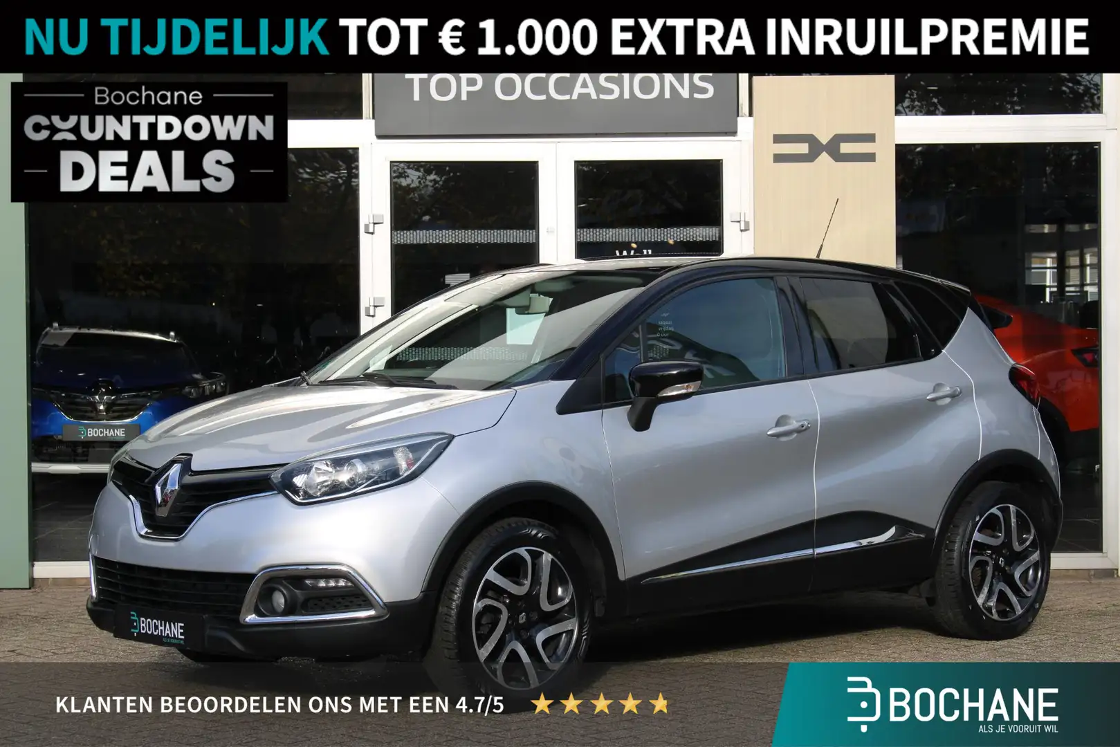 Renault Captur 0.9 TCe Dynamique | TREKHAAK | CAMERA | PARKEERSEN Gris - 1