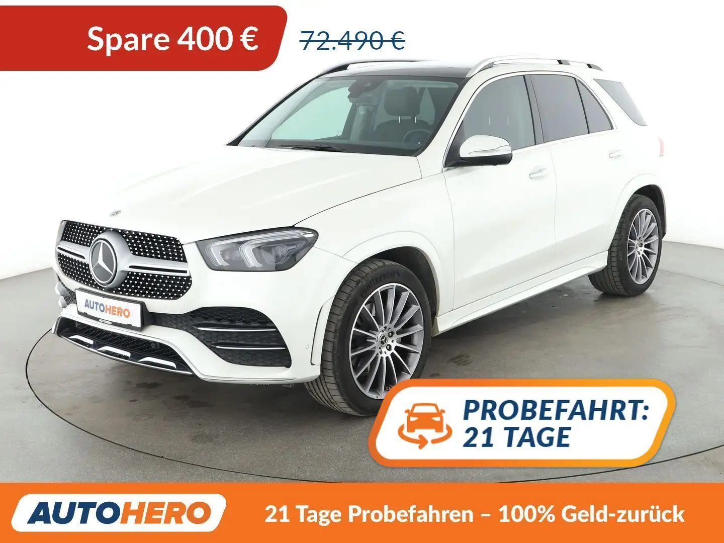Mercedes-Benz GLE 400 d 4Matic AMG Line Aut.*NAVI*360*TEMPO* Weiß - 1