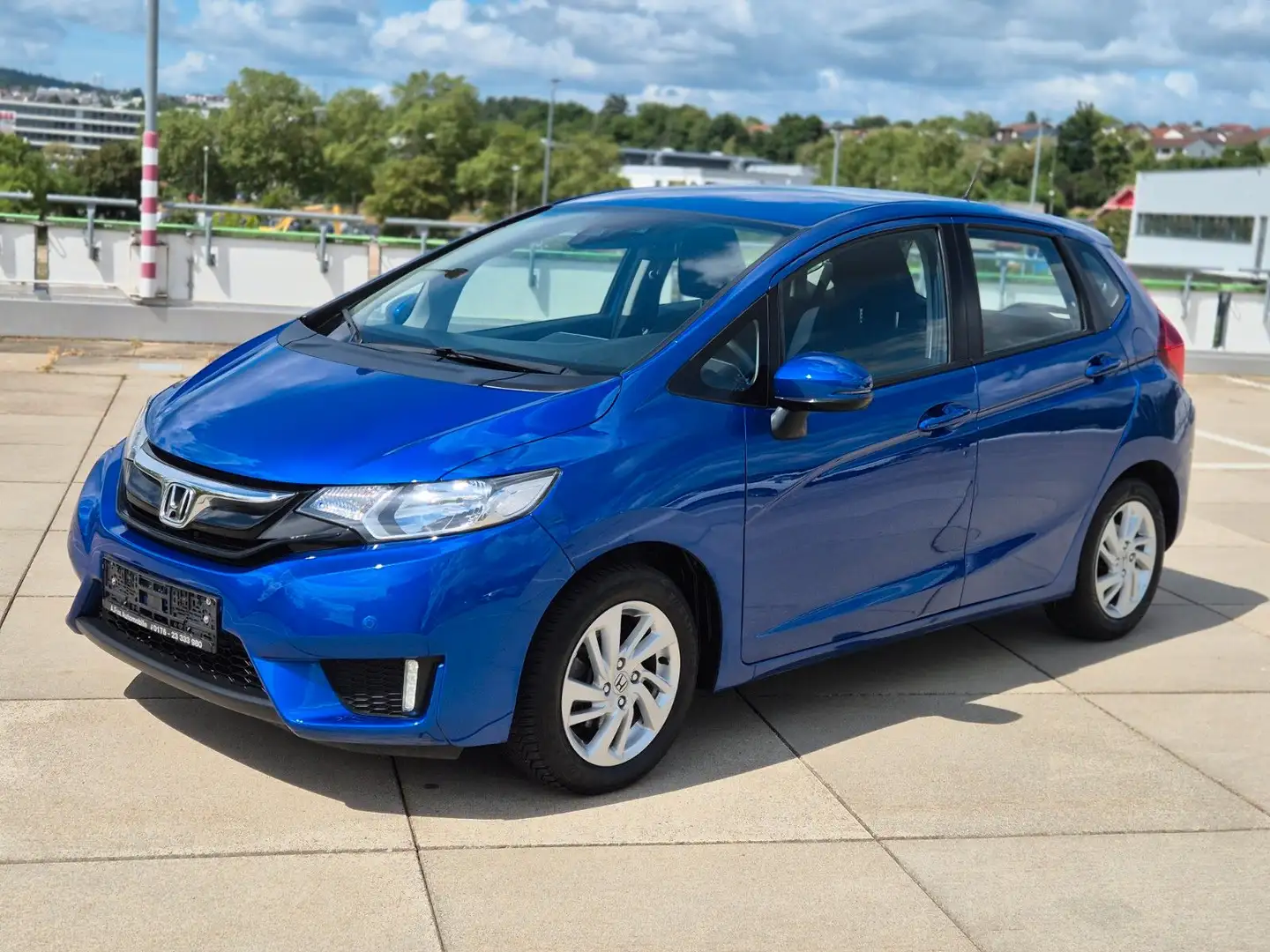 Honda Jazz Comfort SHZ PDC Tempomat EU6 60tkm 2-Hd. Azul - 1
