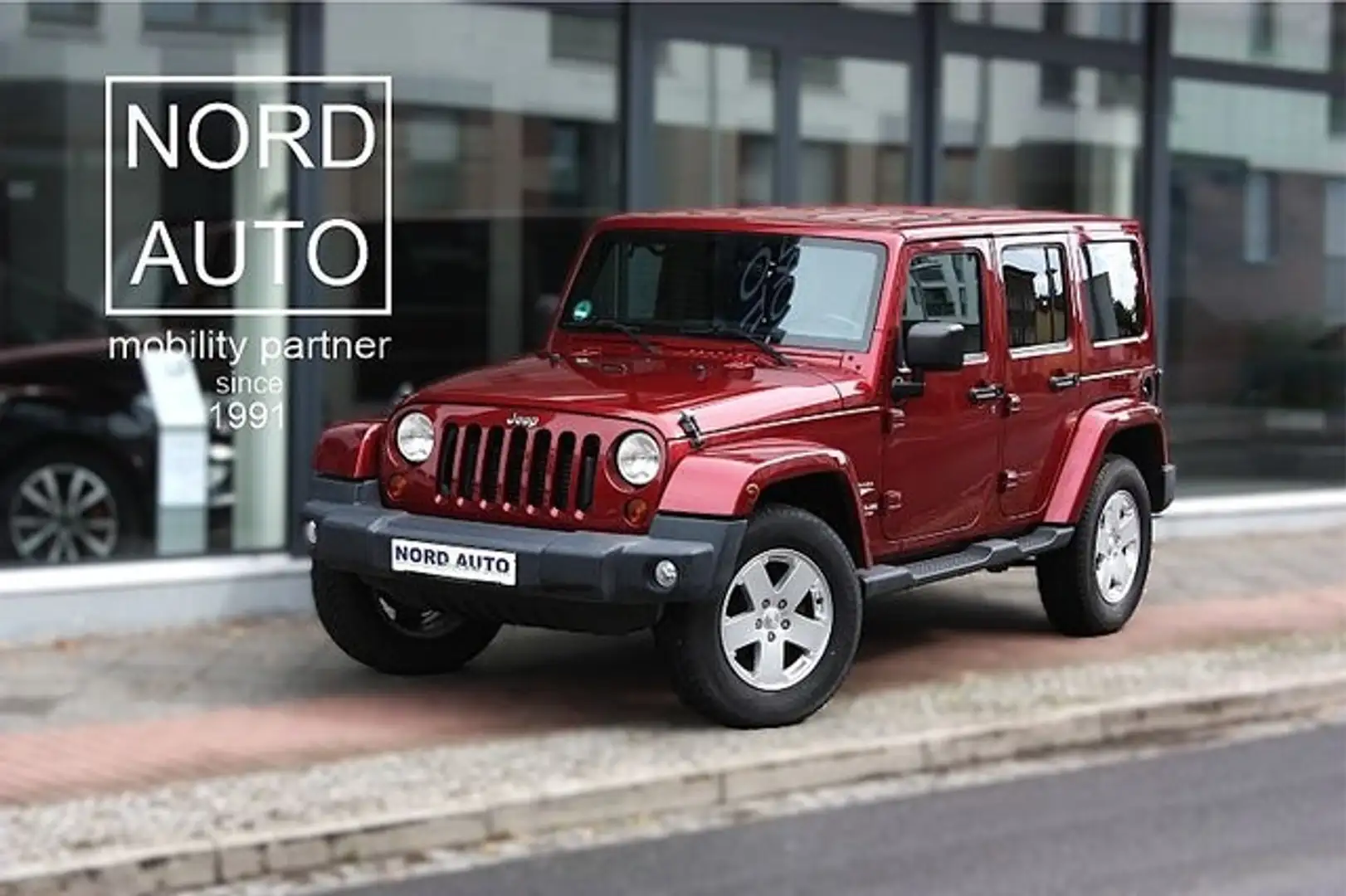 Jeep Wrangler 2.8D Unlimited Autom./Navi/Ahk Rouge - 1