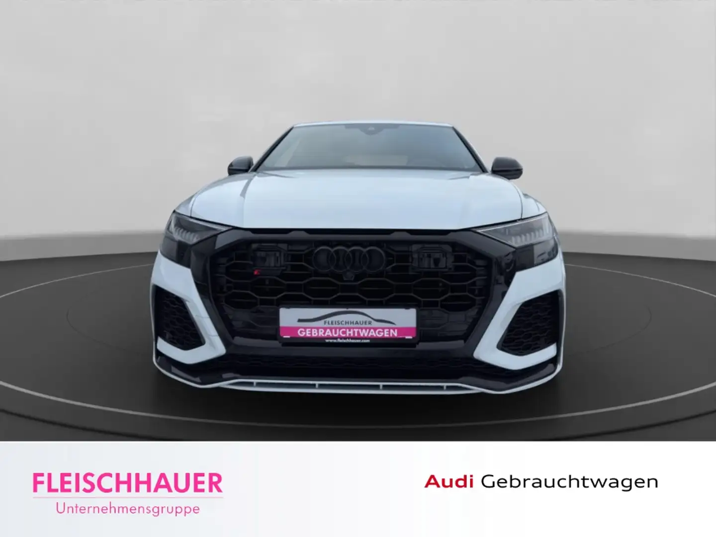 Audi RS Q8 AHK schwenk TopView Headup Matrix Pano Sportabgas Weiß - 2