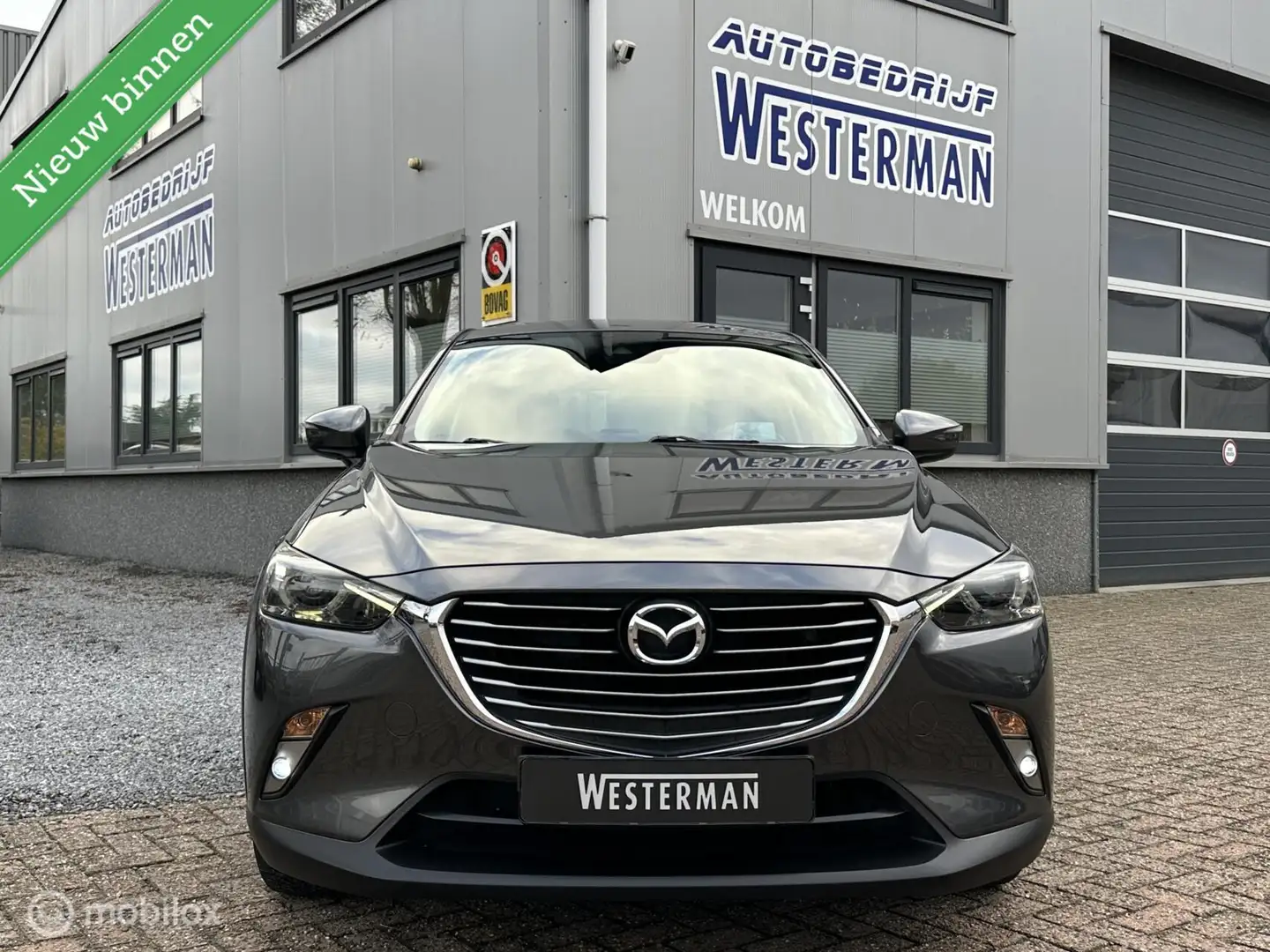 Mazda CX-3 2.0 SkyActiv-G 120 GT-M AUT Led Navi Leer Trekh. K Gris - 2