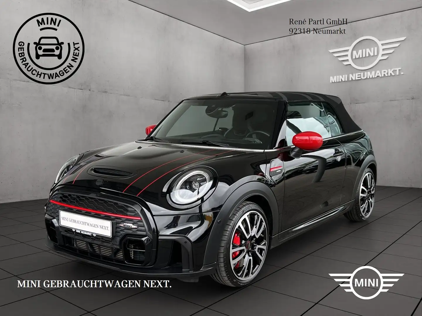 MINI John Cooper Works Cabrio John Cooper Works Cabrio NAVI LED ACC RFK HUD Keyl Černá - 1