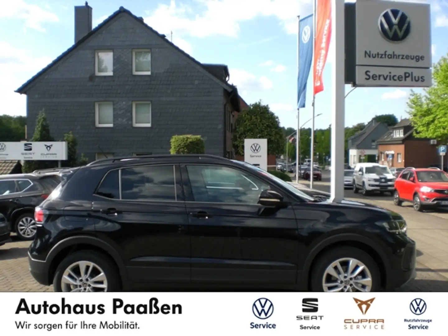 Volkswagen T-Cross Life 1.0 TSI DSG LED R2D ACC RFK App-Connect Schwarz - 1