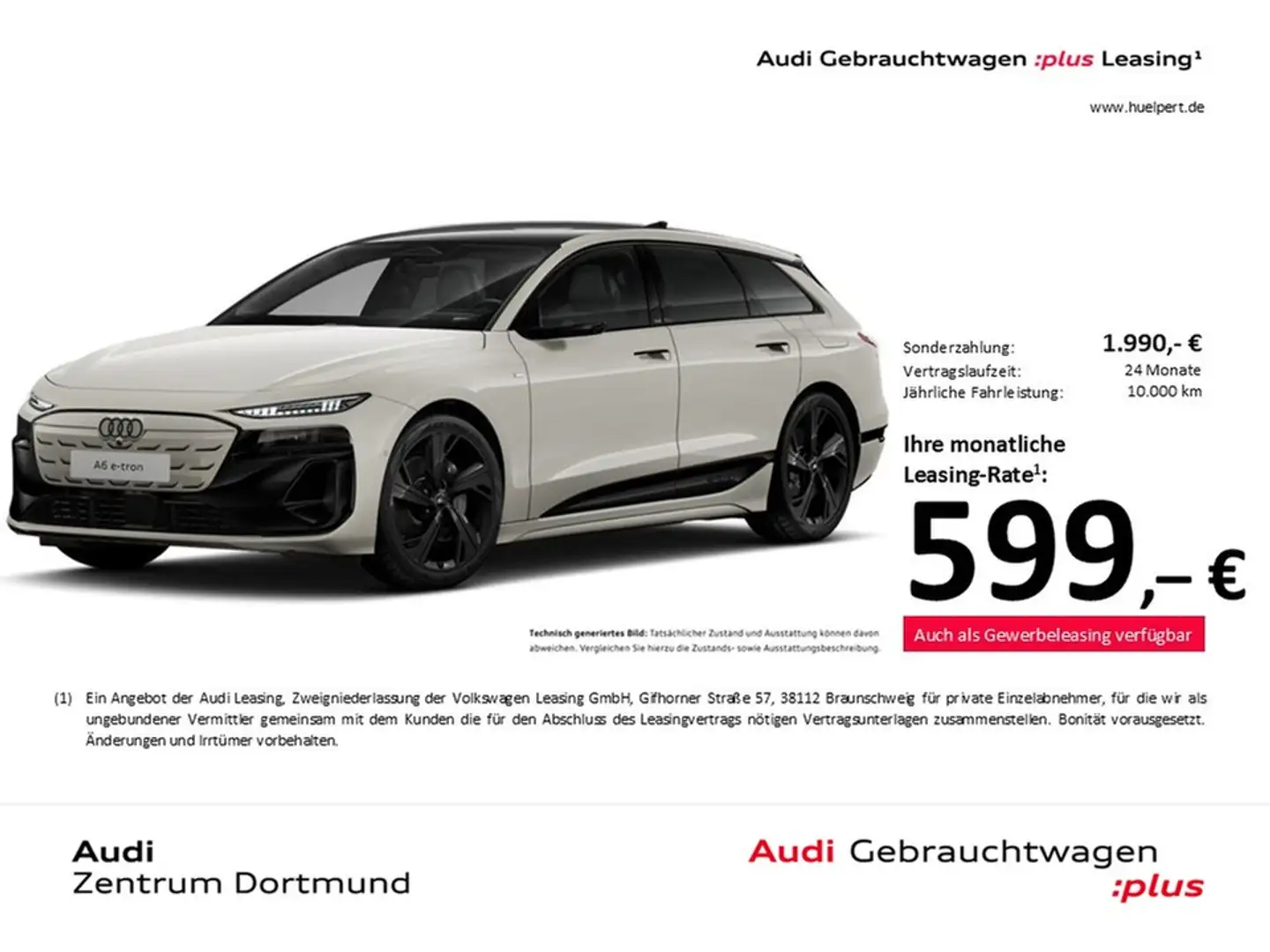 Audi A6 e-tron Avant quattro S LINE PANO B&O AHK LM21 Beige - 1