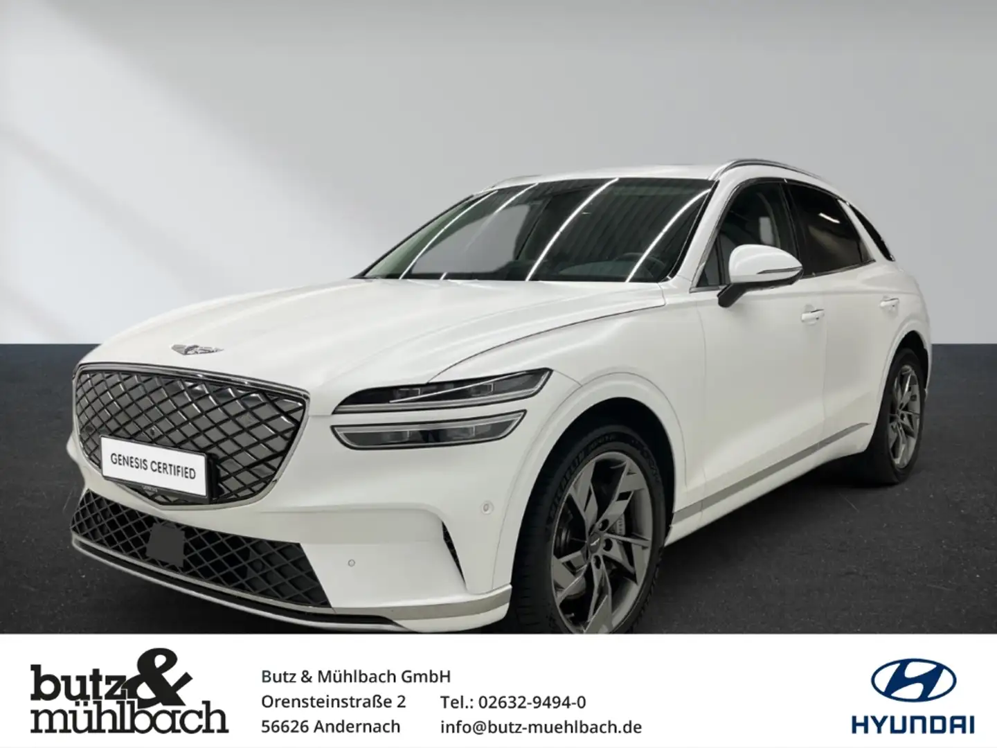 Genesis GV70 Sport Electrified 4WD AD El. Panodach Leder Memory Weiß - 1