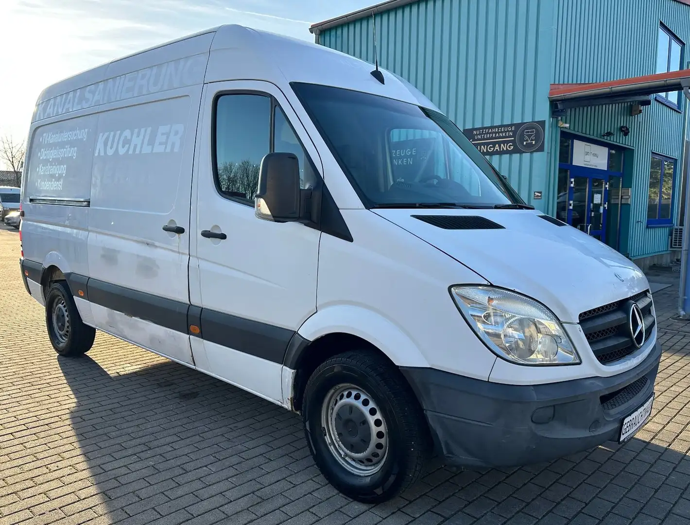 Mercedes-Benz Sprinter Kasten 213CDI L2H2/2.HAND+TÜV 03-2027 Blanco - 1