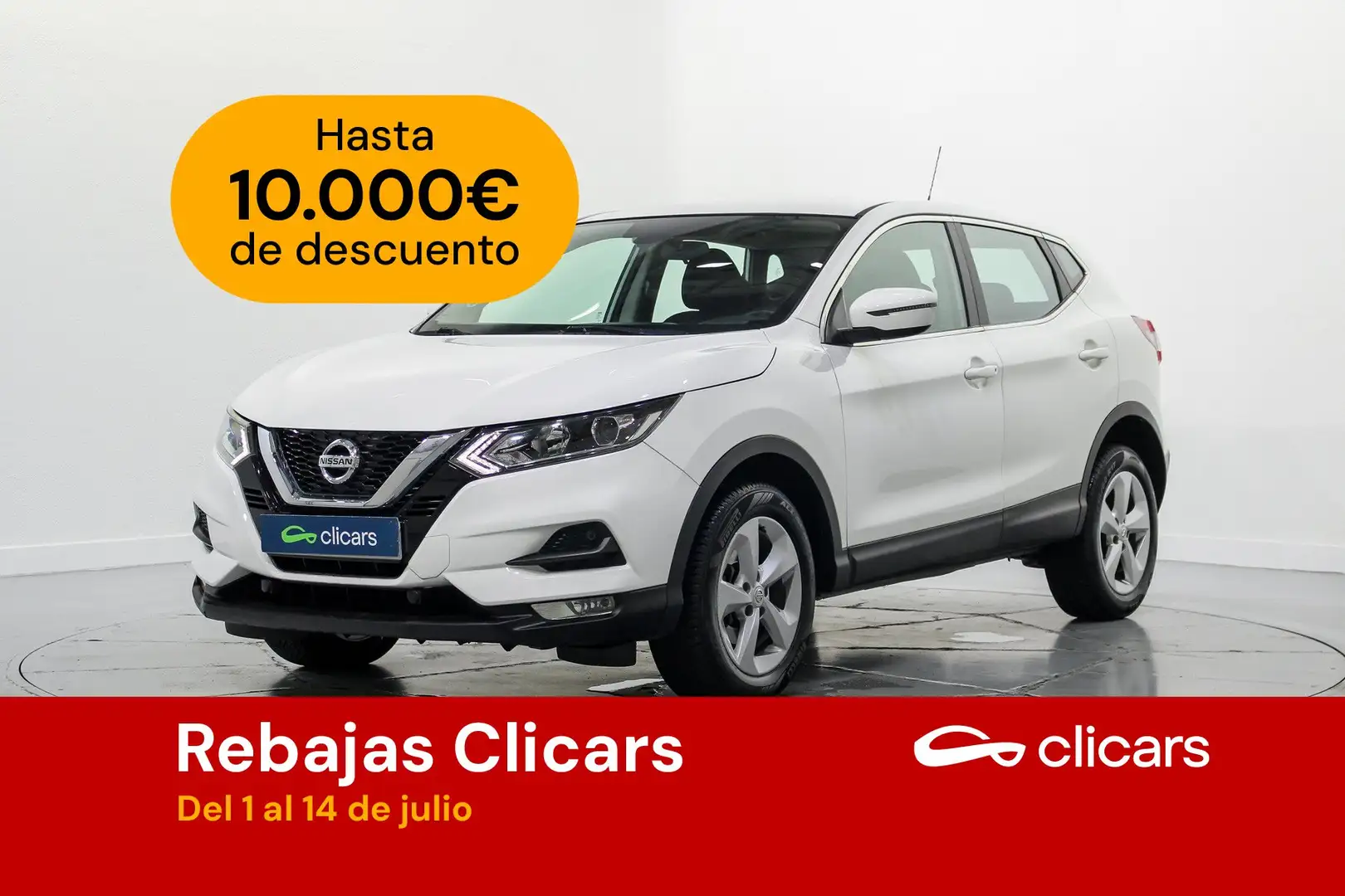Nissan Qashqai 1.5dCi Acenta 4x2 85kW Blanco - 1