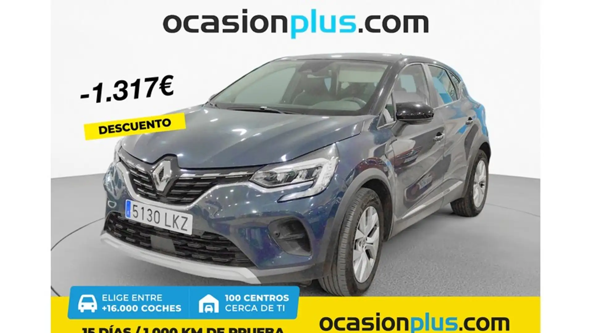Renault Captur TCe Intens 74kW Blauw - 1
