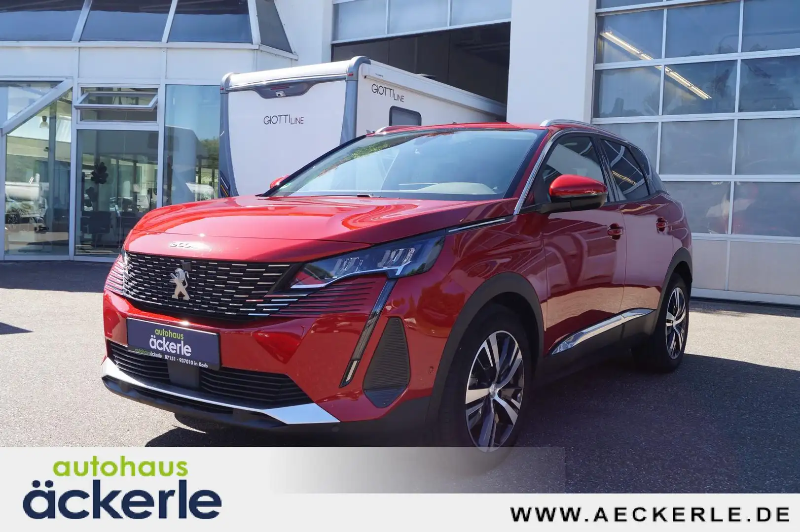 Peugeot 3008 Allure Pack Rückfahrkamera I elektr. Heckklappe I Rot - 1