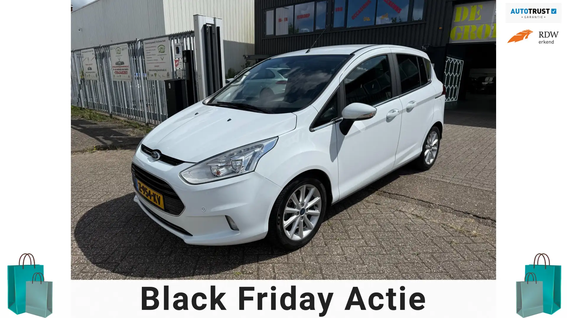 Ford B-Max 1.0 EcoBoost Titanium Wit - 1