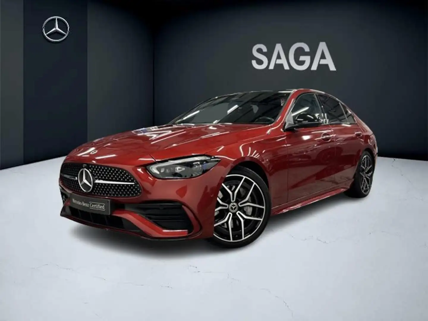 Mercedes-Benz C 180 AMG Line Rouge - 1