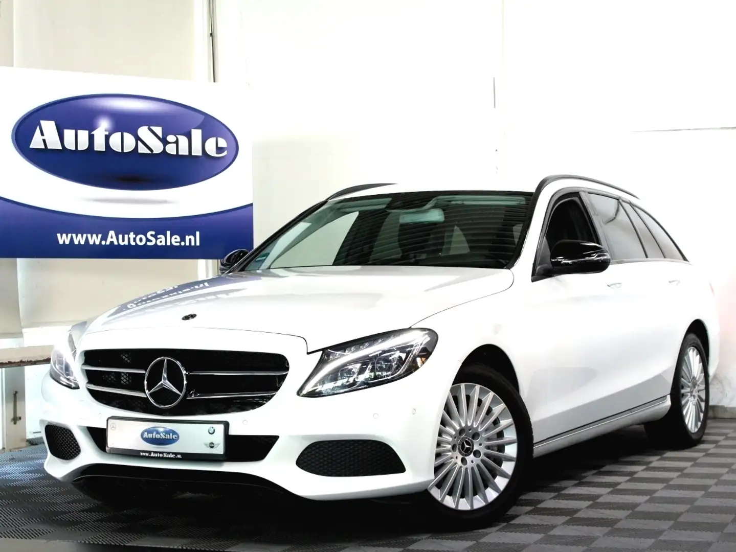 Mercedes-Benz C 250 Estate AUT Prestige NAVI BT LEDER STOELVW PDC CRUI Wit - 1