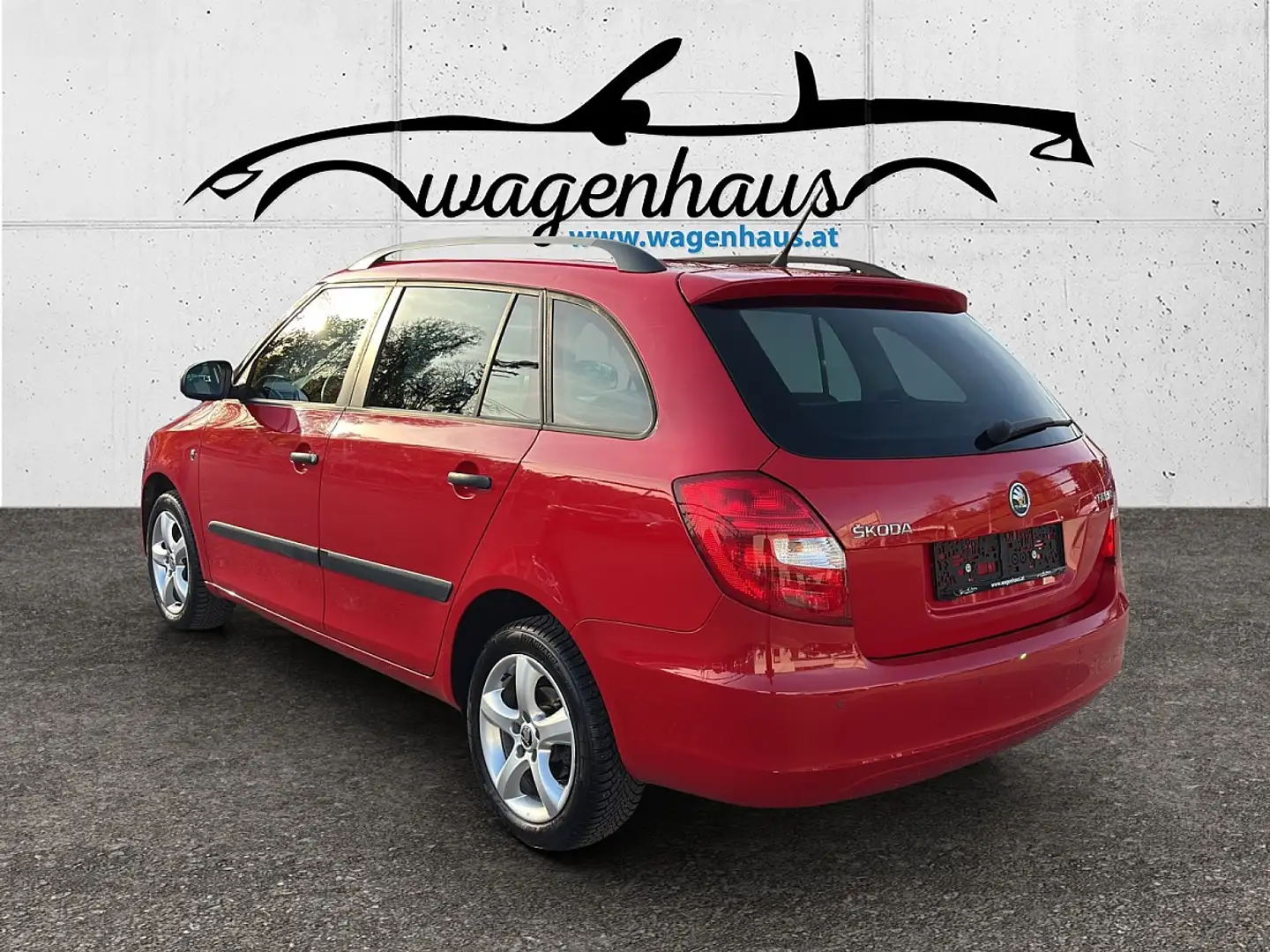 Skoda Fabia Combi Active+ TSI, Klima, Steuerkette NEU, Rood - 2