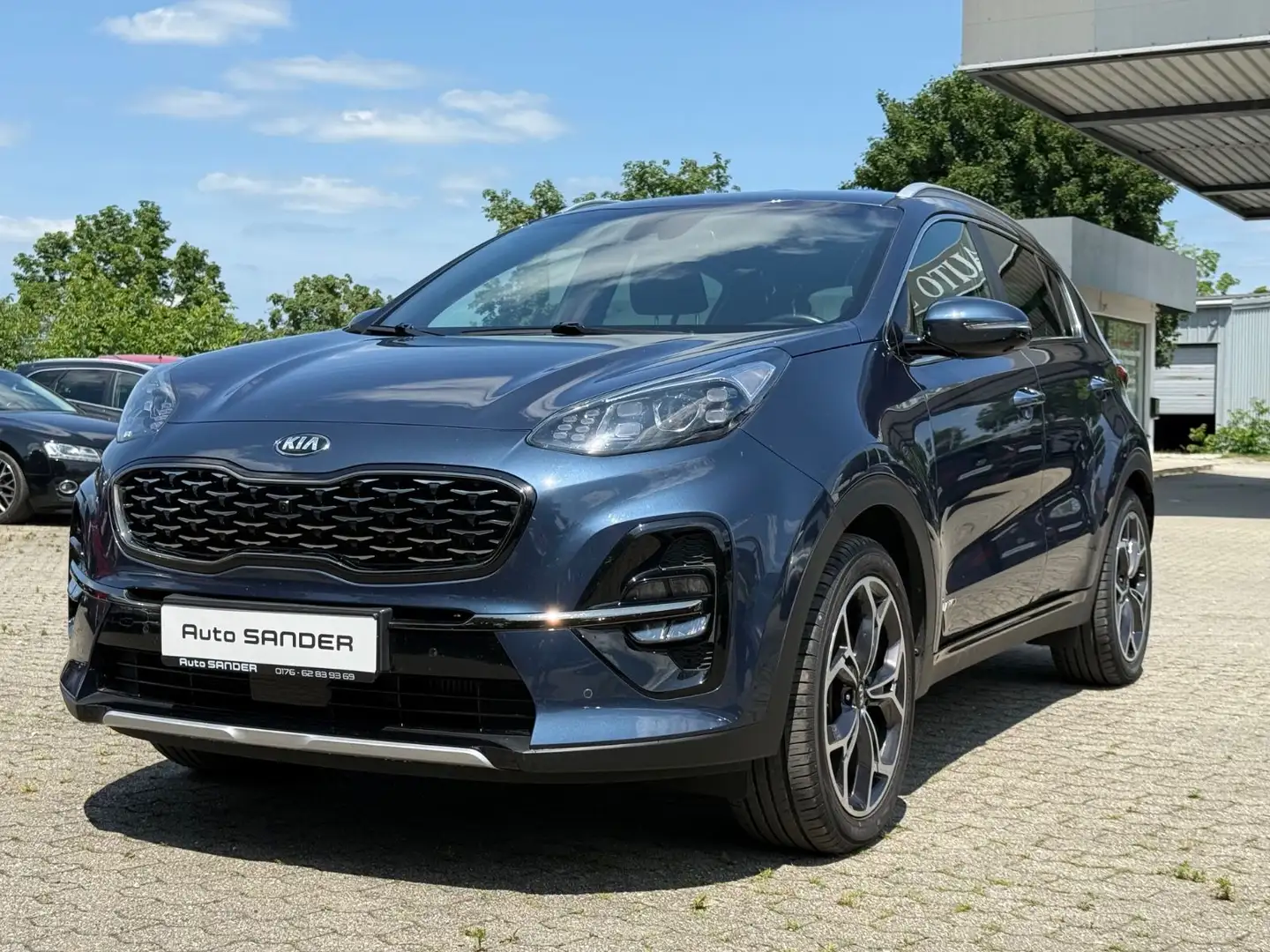 Kia Sportage GT-Line 4WD AHK LEDER KAMERA360 ACC Blau - 1