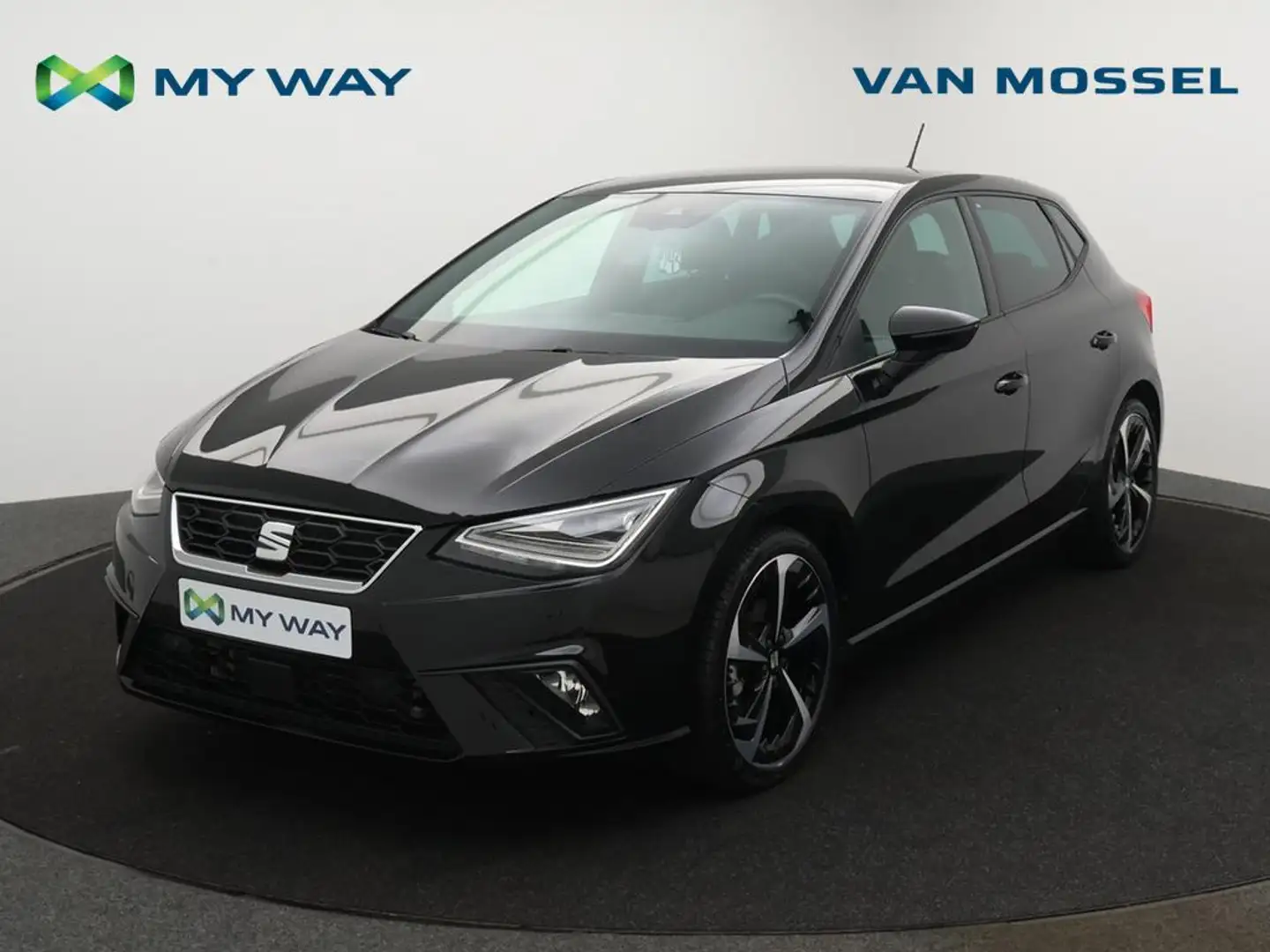 SEAT Ibiza Ibiza FR Edition 1.0TSI 115pk *SPORT*NAVI*BLTH*CRUISE*PDC*APP CONNECT*... Noir - 1