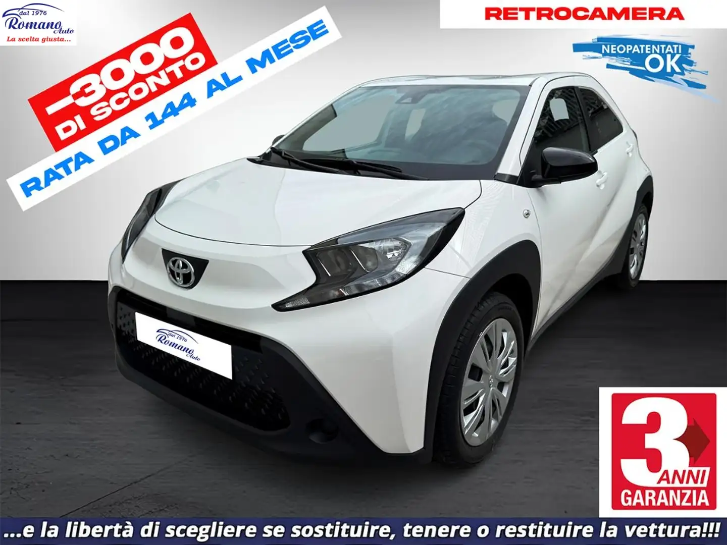 Toyota Aygo X 1.0 Active 72cv Weiß - 1