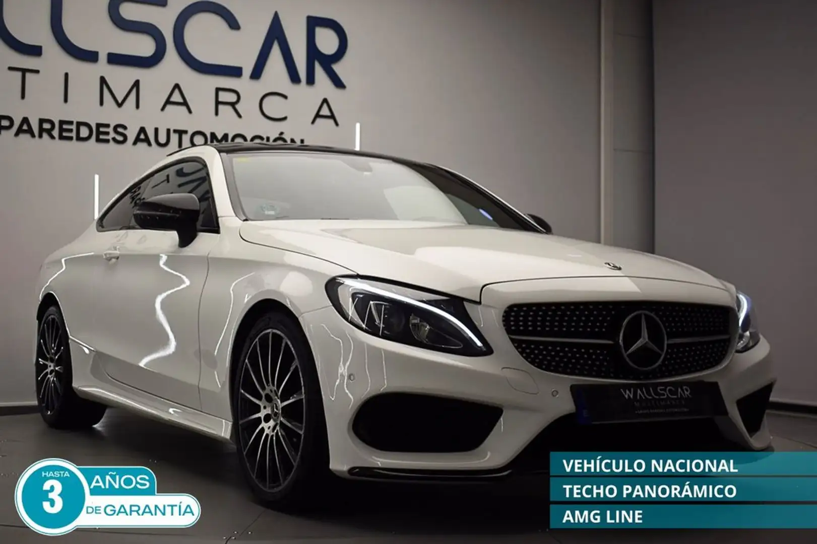 Mercedes-Benz C 220 Coupé d AMG Line Blanco - 1