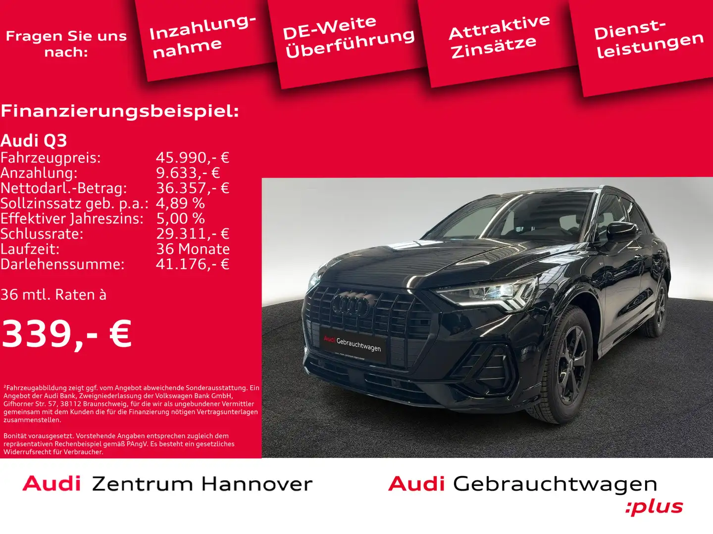 Audi Q3 S line 35 TFSI 110 S tronic Black - 2