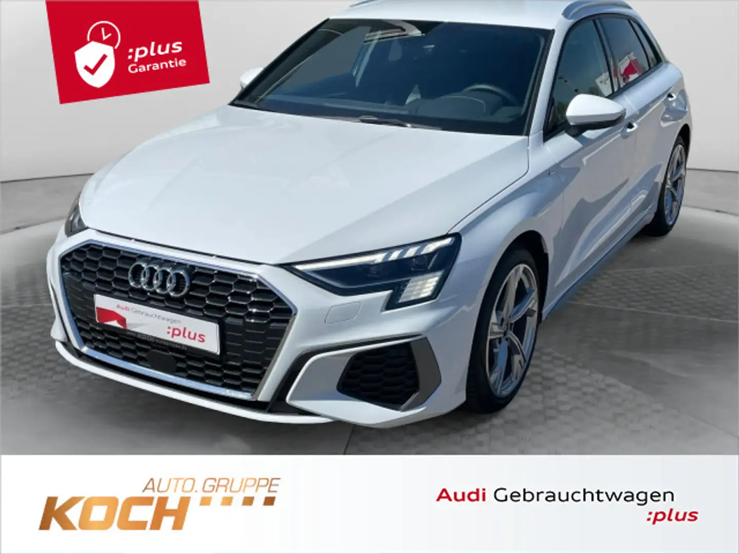 Audi A3 Sportback 35 TFSI S-Tronic S-Line, EA8, Matri Blanc - 1