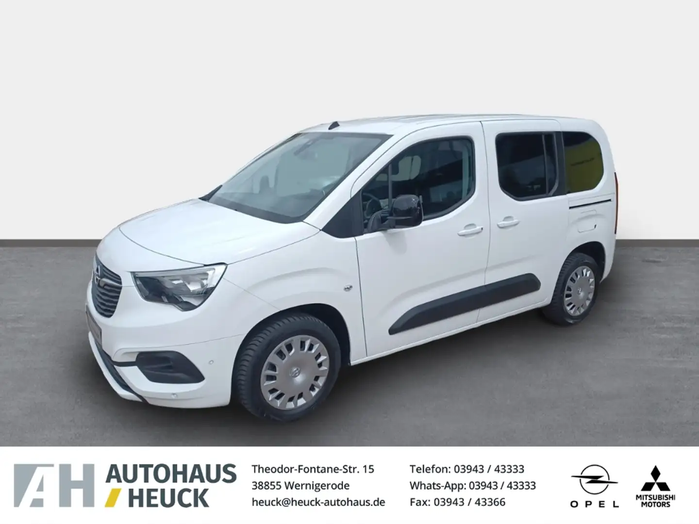Opel Combo Life E Elegance 1.5 D Apple CarPlay Android Auto Musiks Weiß - 1