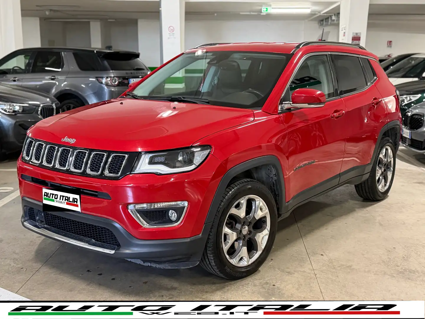 Jeep Compass 2.0 mjt Limited#4wd#140cv#ROSSOPERLA#PELLE#C.LEGA Rosso - 1