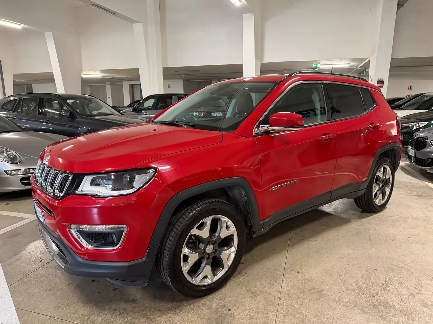 Jeep Compass 2.0 mjt Limited#4wd#140cv#ROSSOPERLA#PELLE#C.LEGA Rosso - 2