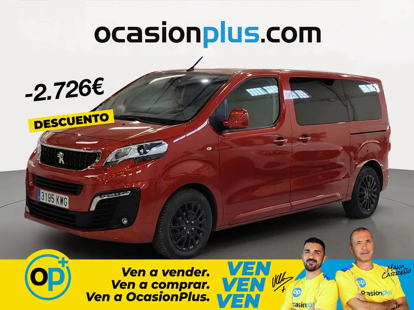 Peugeot Traveller 2.0BlueHDI Business Long EAT8 180 Naranja - 1